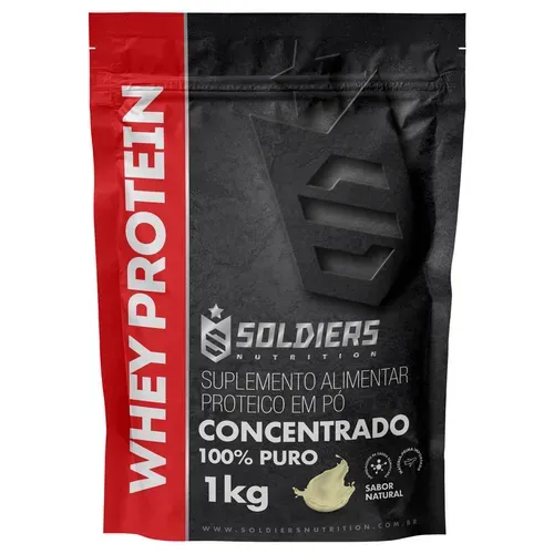 Whey Protein Concentrado 1kg Soldiers Nutrition